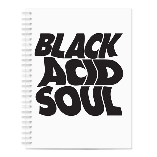 Black Acid Soul Spiral Notebook