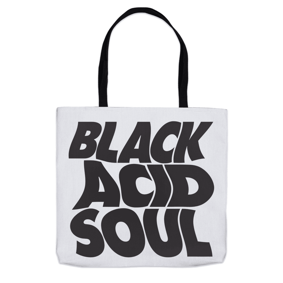 Black Acid Soul Tote Bags